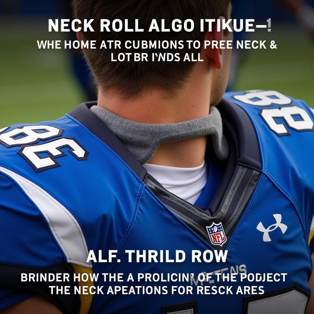 Football Pads Neck Roll Protection