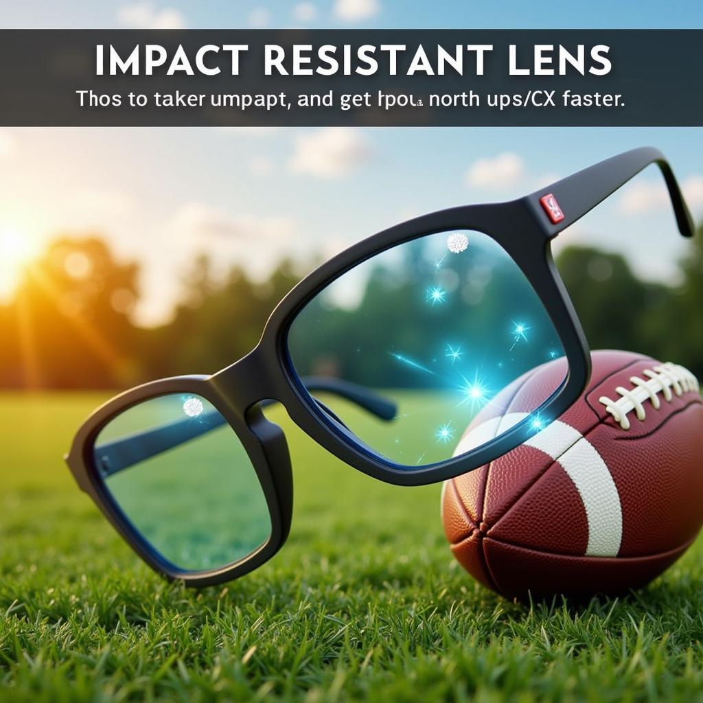 Football Sports Glasses Impact Resistance