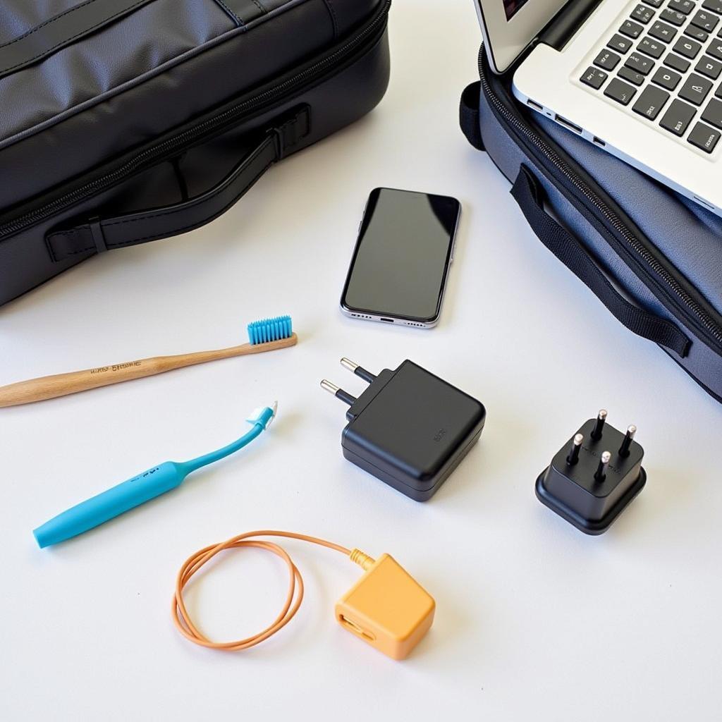 Forgotten Travel Essentials: Toiletries, Chargers, and Adapters