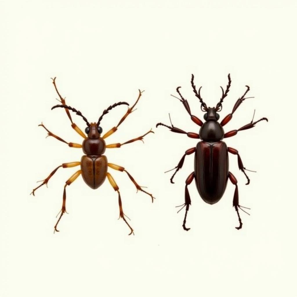 Four-legged Insect vs. Six-legged Insect