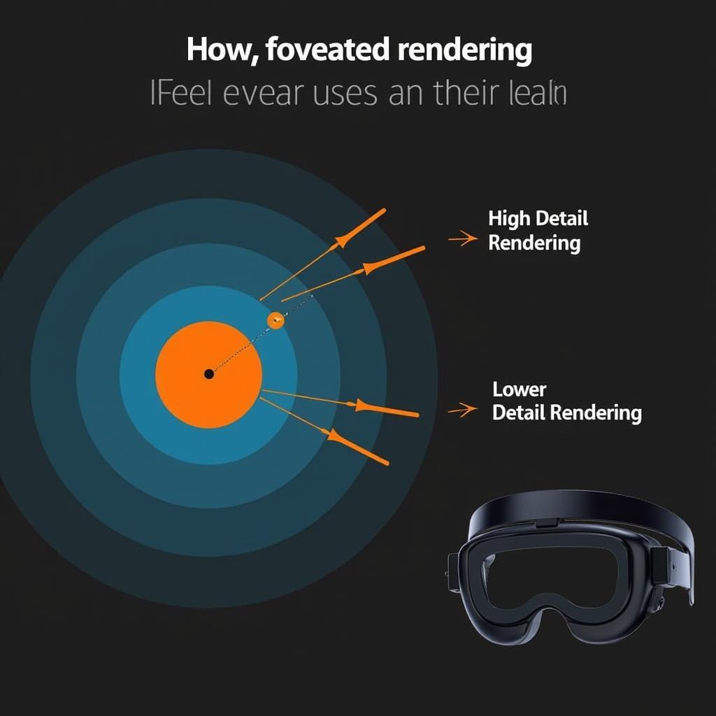 Foveated Rendering Diagram on Quest 3