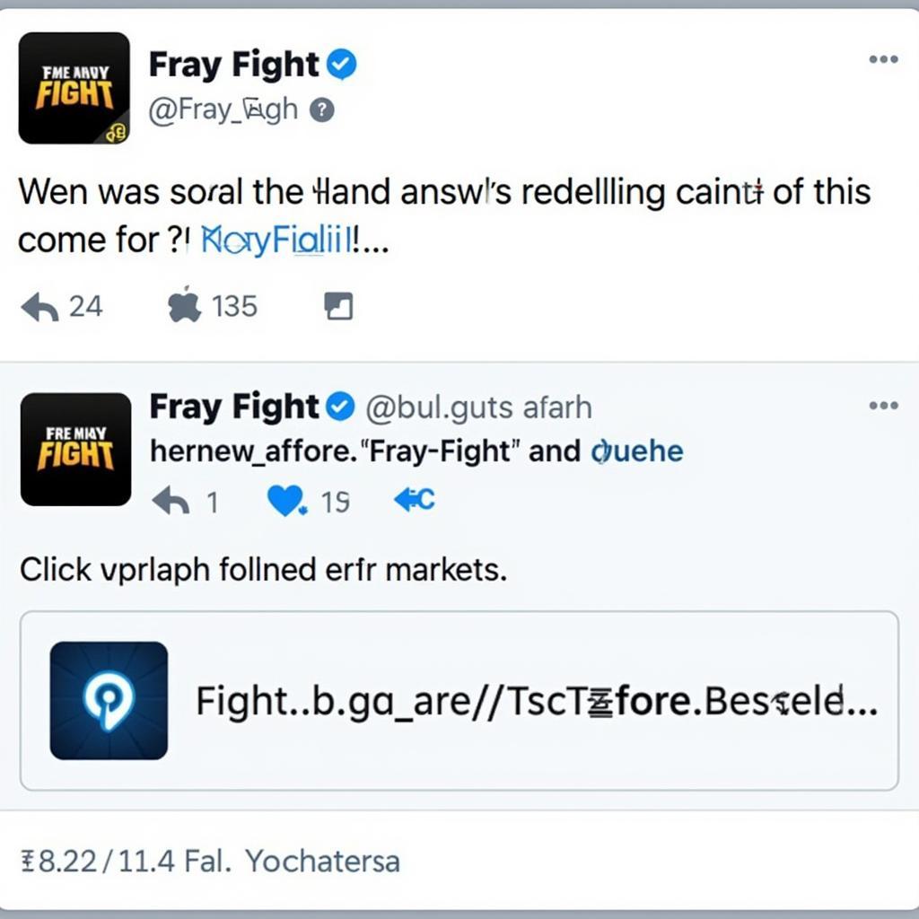 Fray Fight Redeem Code Announcement on Social Media