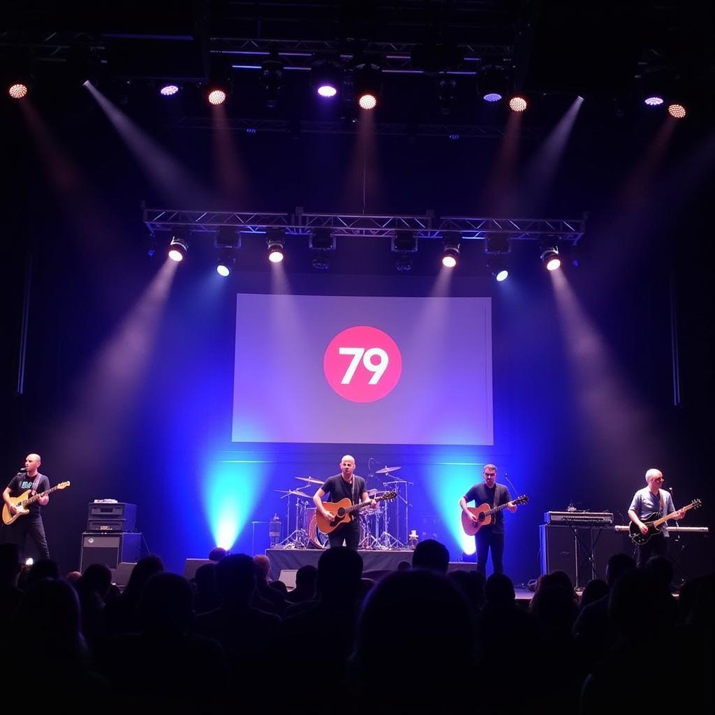 French 79's Stage Setup in Portland