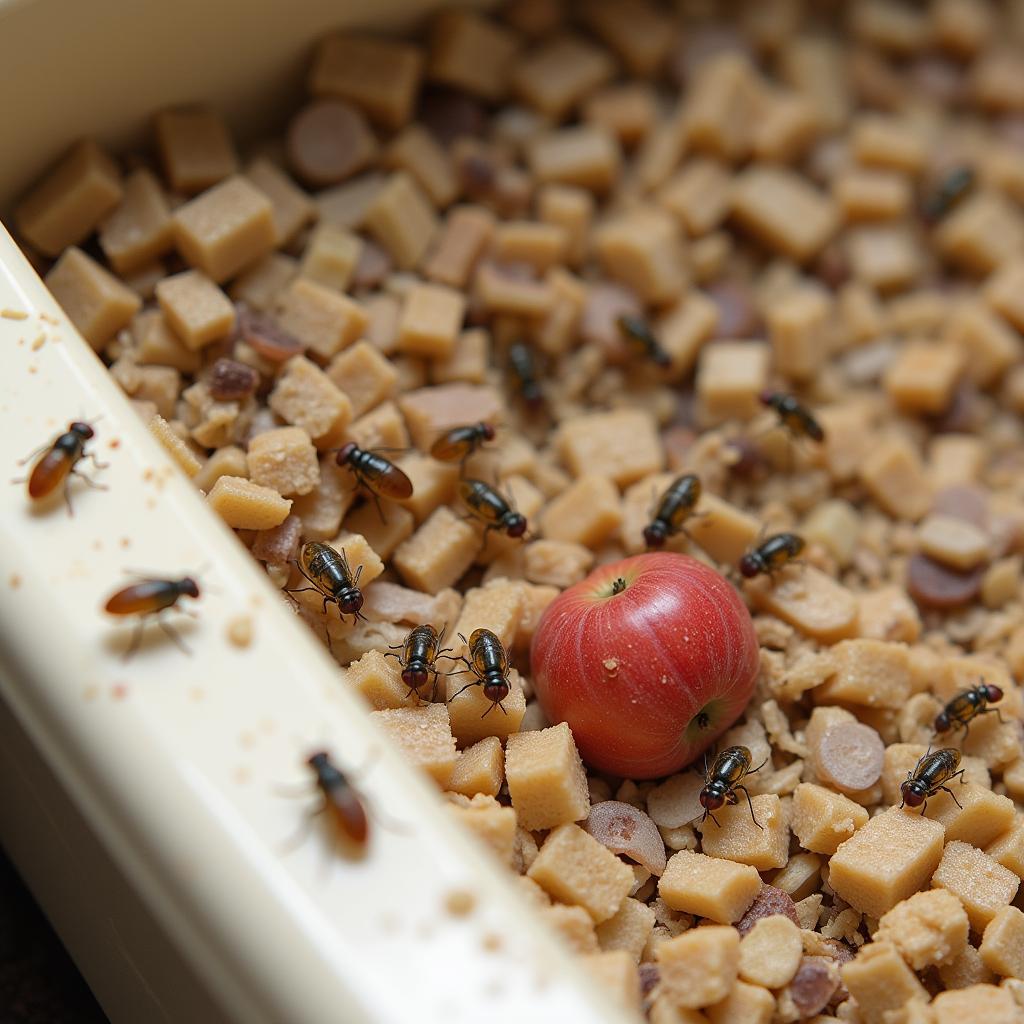 Fruit Flies in Cat Litter