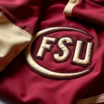 Close-up of FSU Cheer Uniform Details