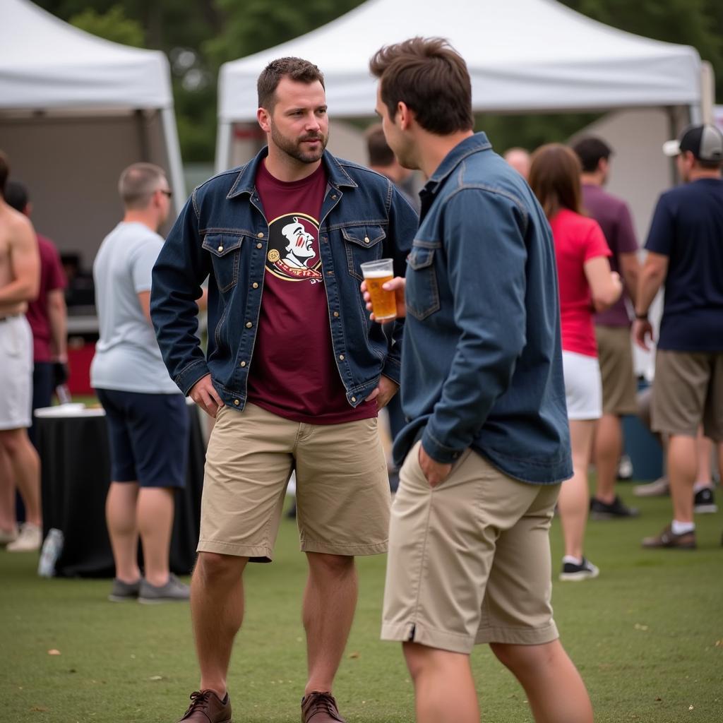 Chic Denim FSU Gameday Outfit