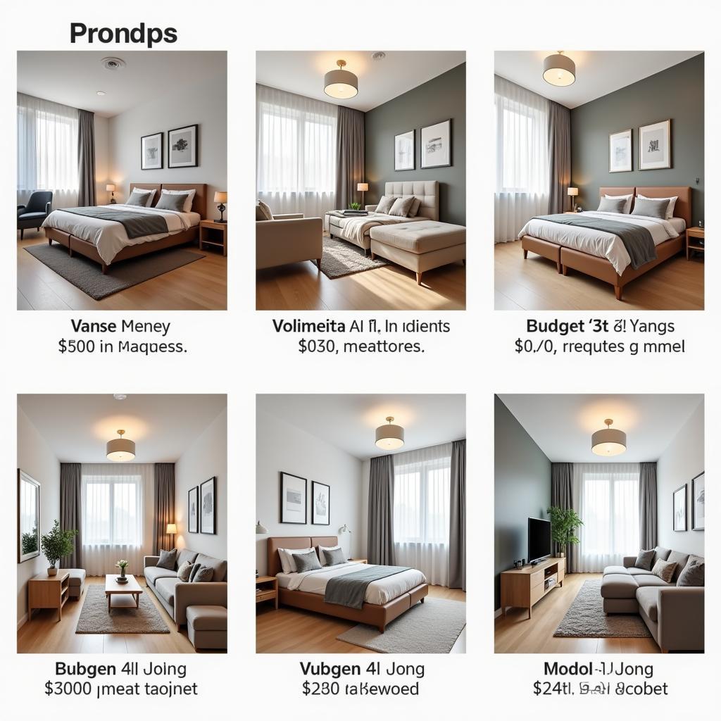 Furnished Apartment Examples