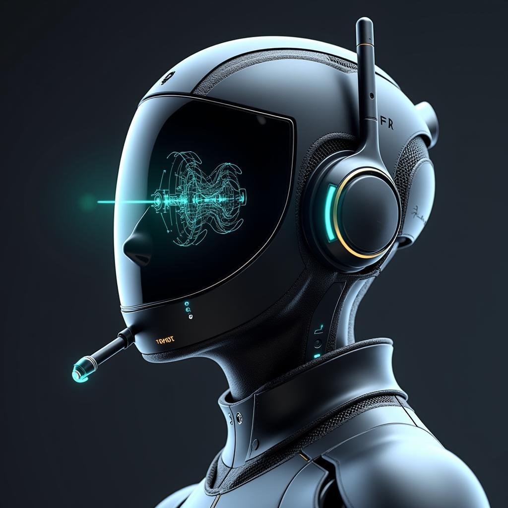 Conceptual Design of a Futuristic F1 Radio Headset