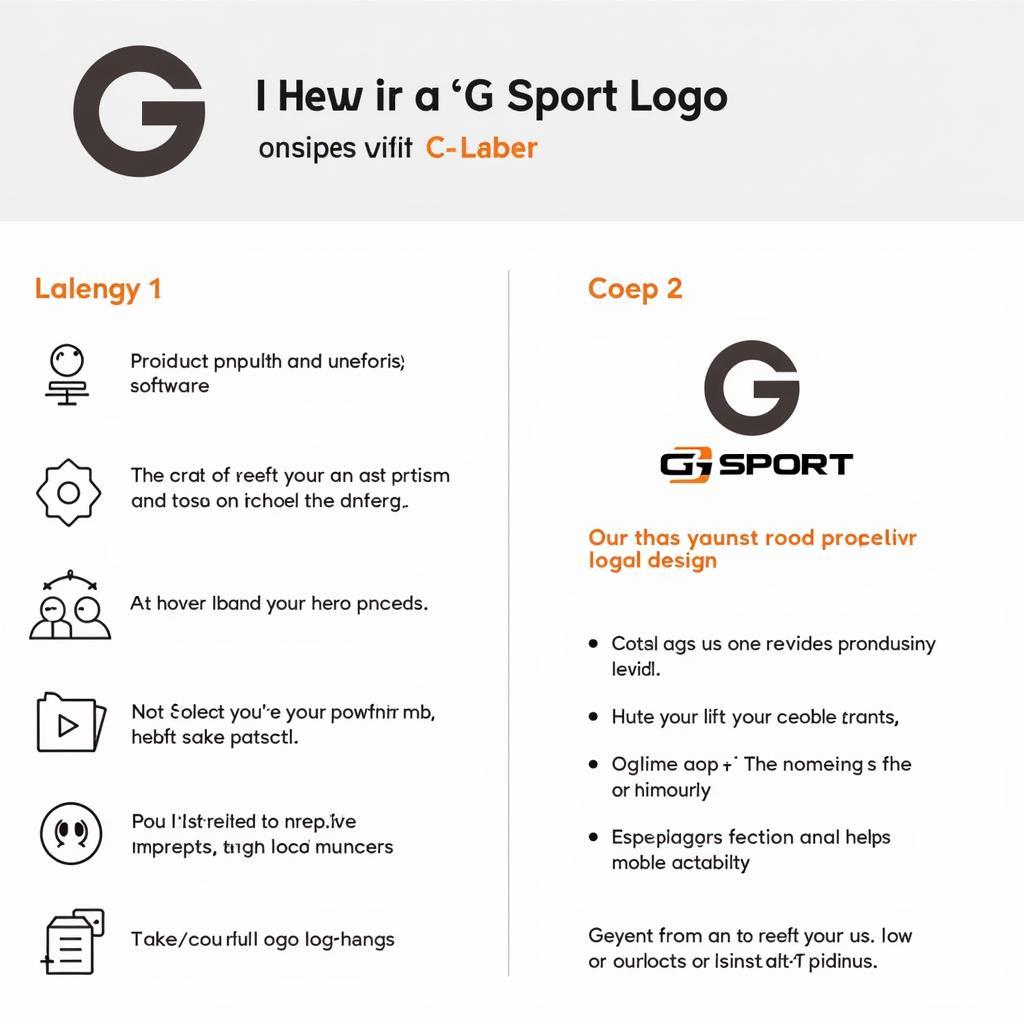 Creating a Memorable G Sport Logo