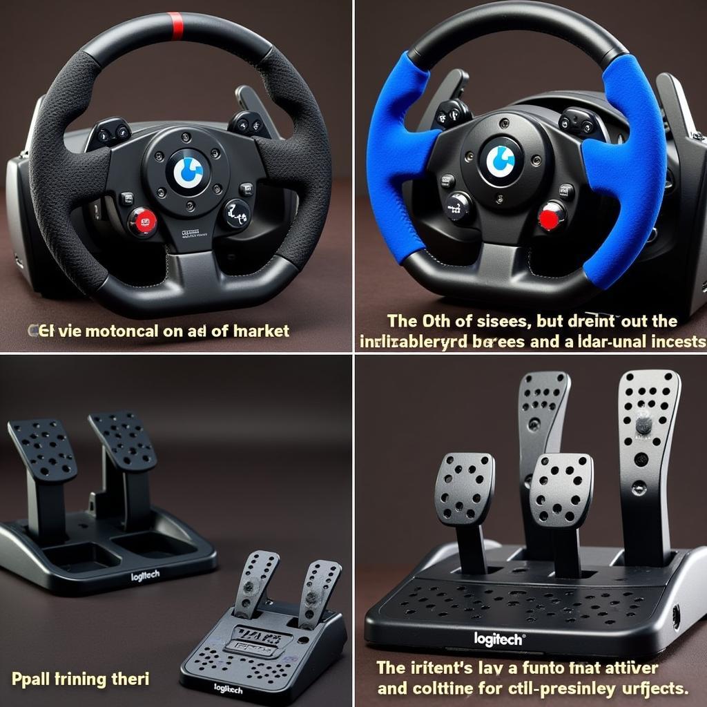 Logitech G923 with Custom Wheel and Pedals