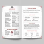 Example of a well-structured game day program template