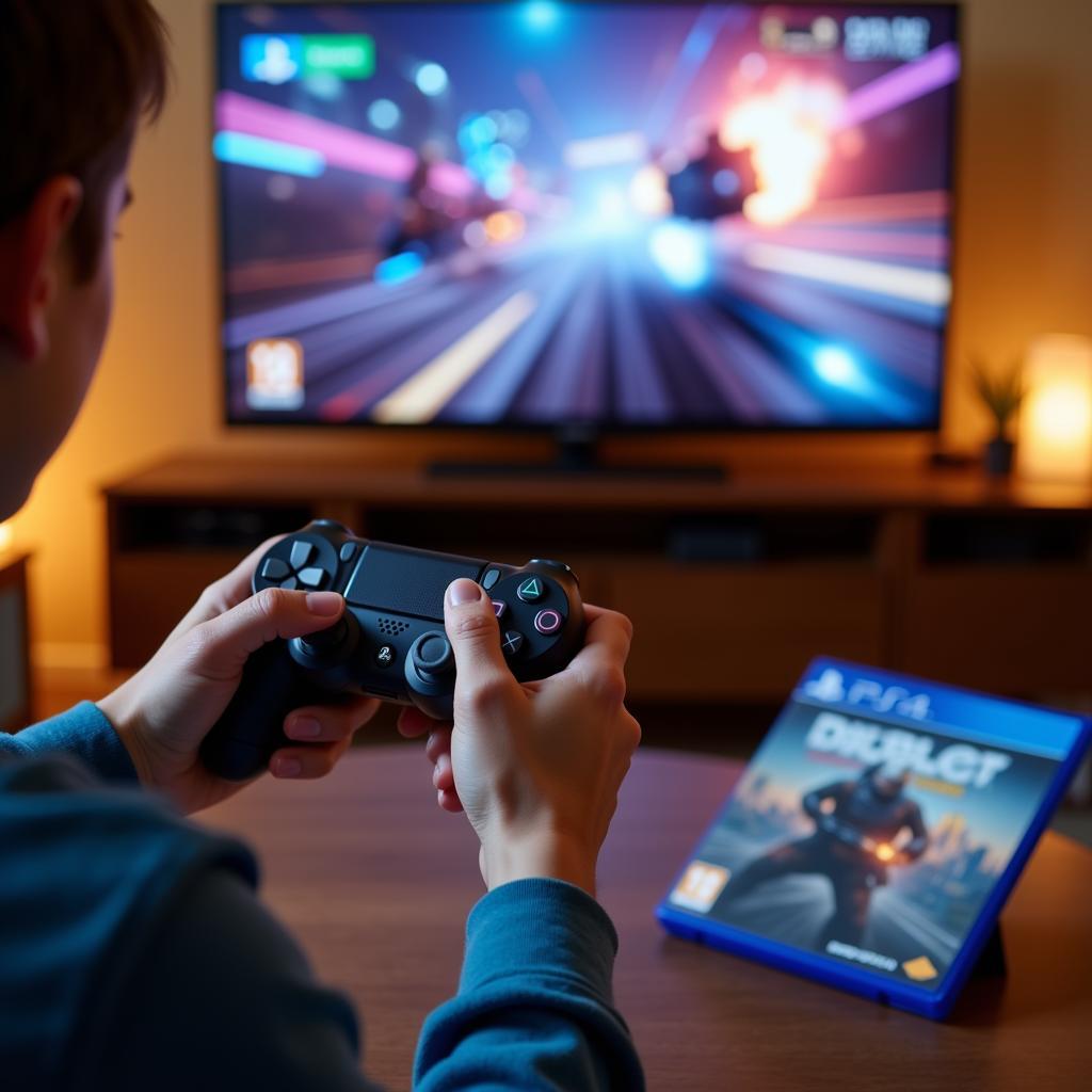 Gamer Enjoying Bundled Game Deal