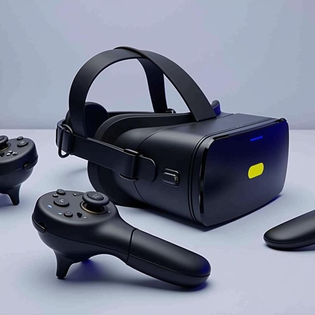 Immersive Gaming with VR: Headset and Controllers