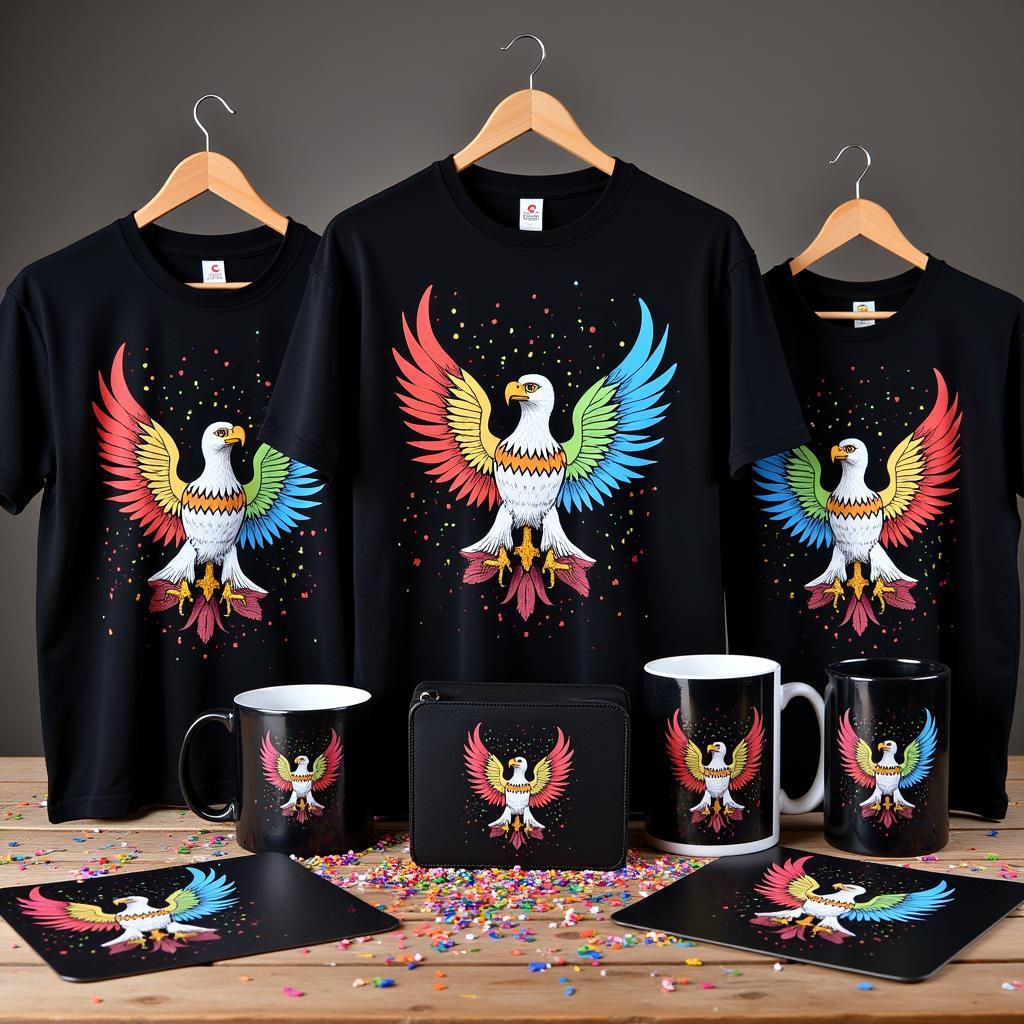 Gaming Merchandise Featuring Eagles Confetti Theme