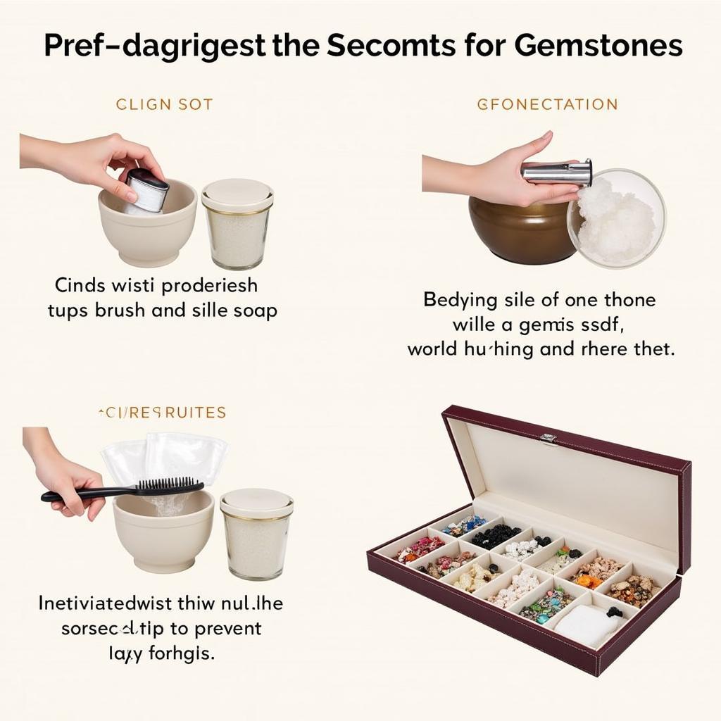 Cleaning and Storing Gemstones