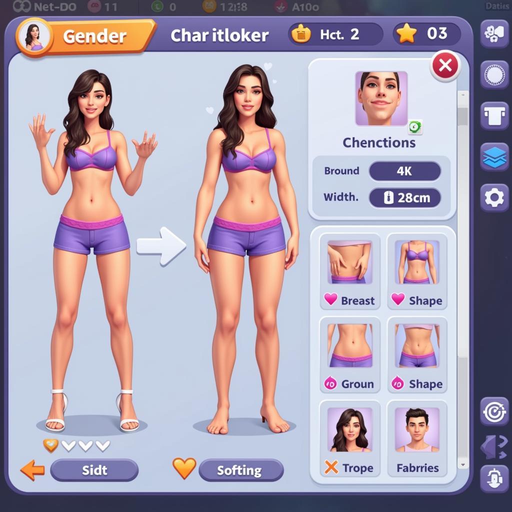 Character Design in Gender Transformation Games