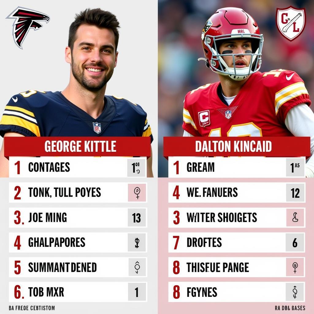 George Kittle vs. Dalton Kincaid Comparison