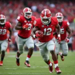 Georgia Defenders Relentlessly Pursuing the Ball Carrier