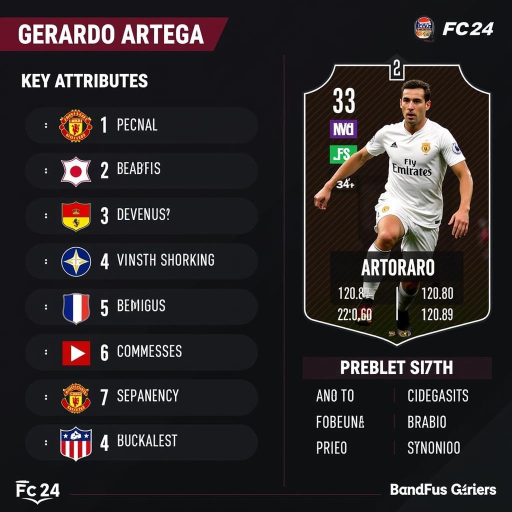 Gerardo Arteaga FC 24 In-Game Stats