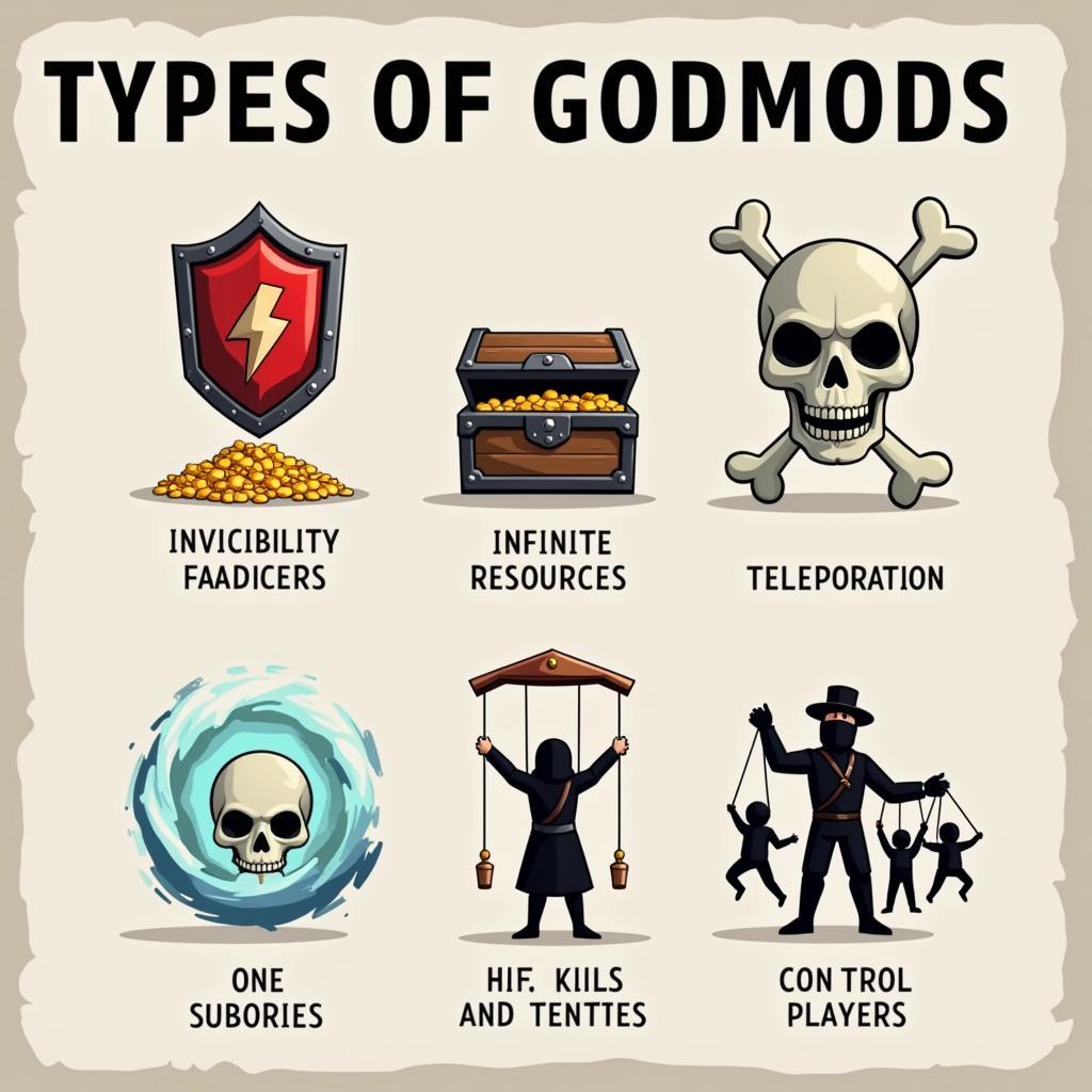 Different Types of Godmods in Online Games