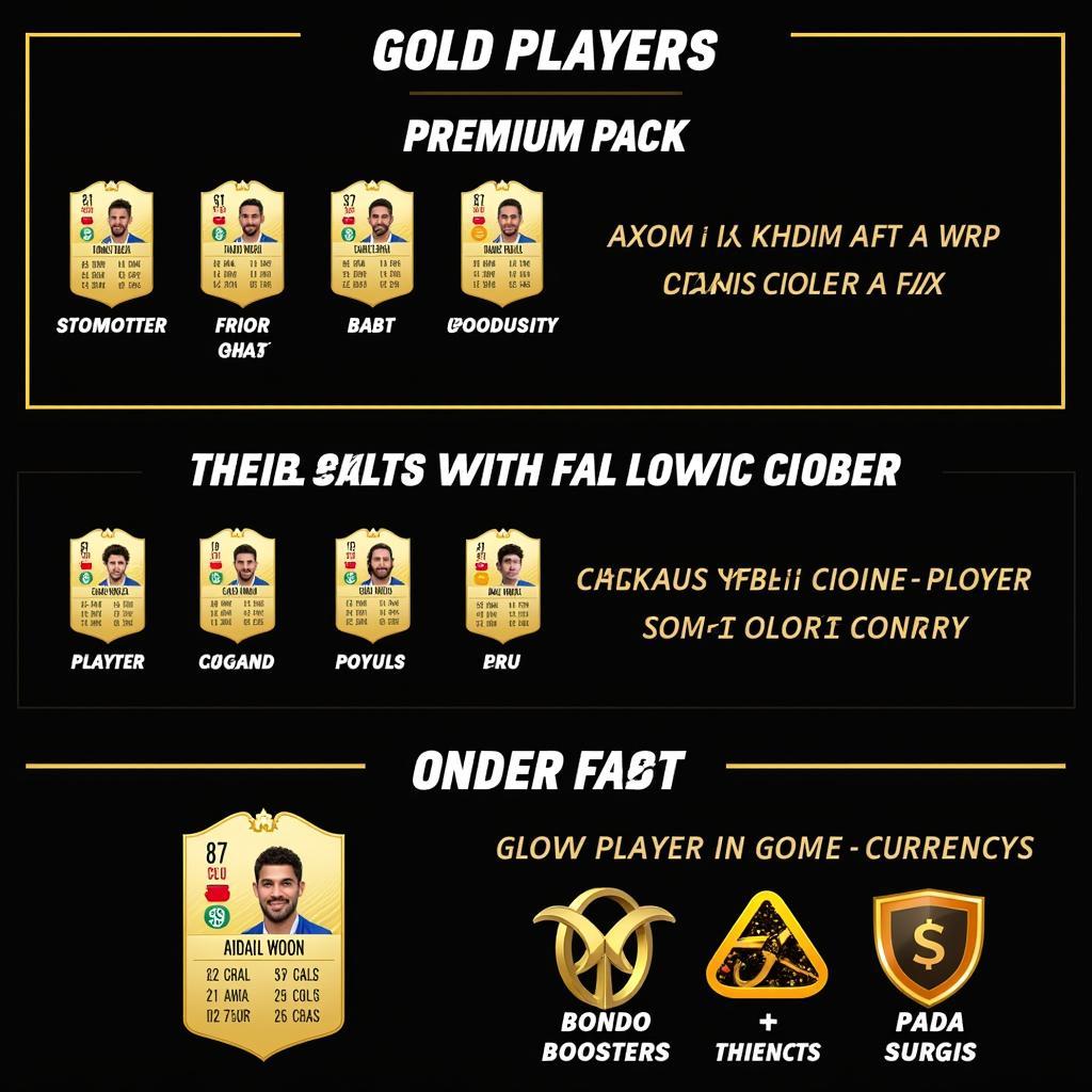 Gold Players Premium Pack Contents