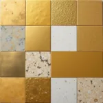 Variety of Golden Tiles