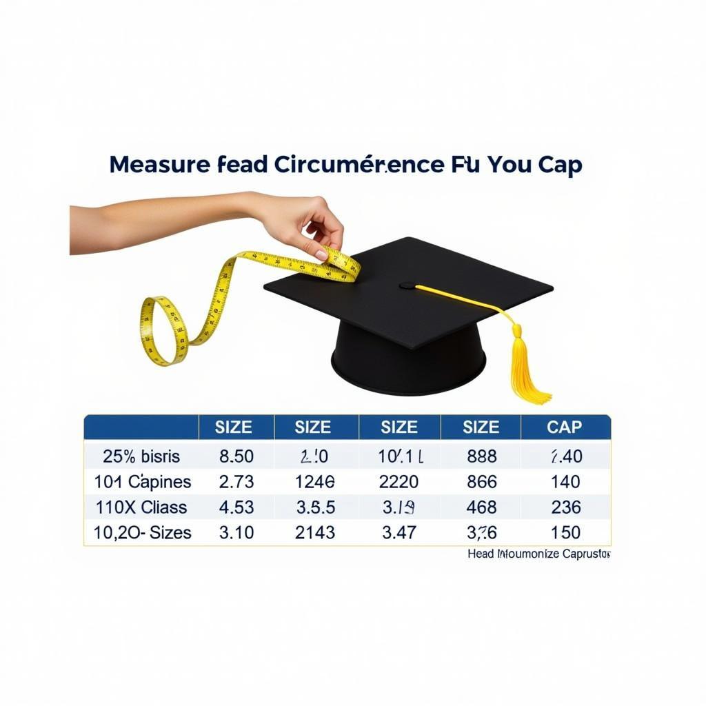 Graduation Head Sizing Guide