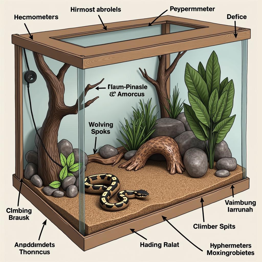 Ideal enclosure setup for a Gravel Ball Python