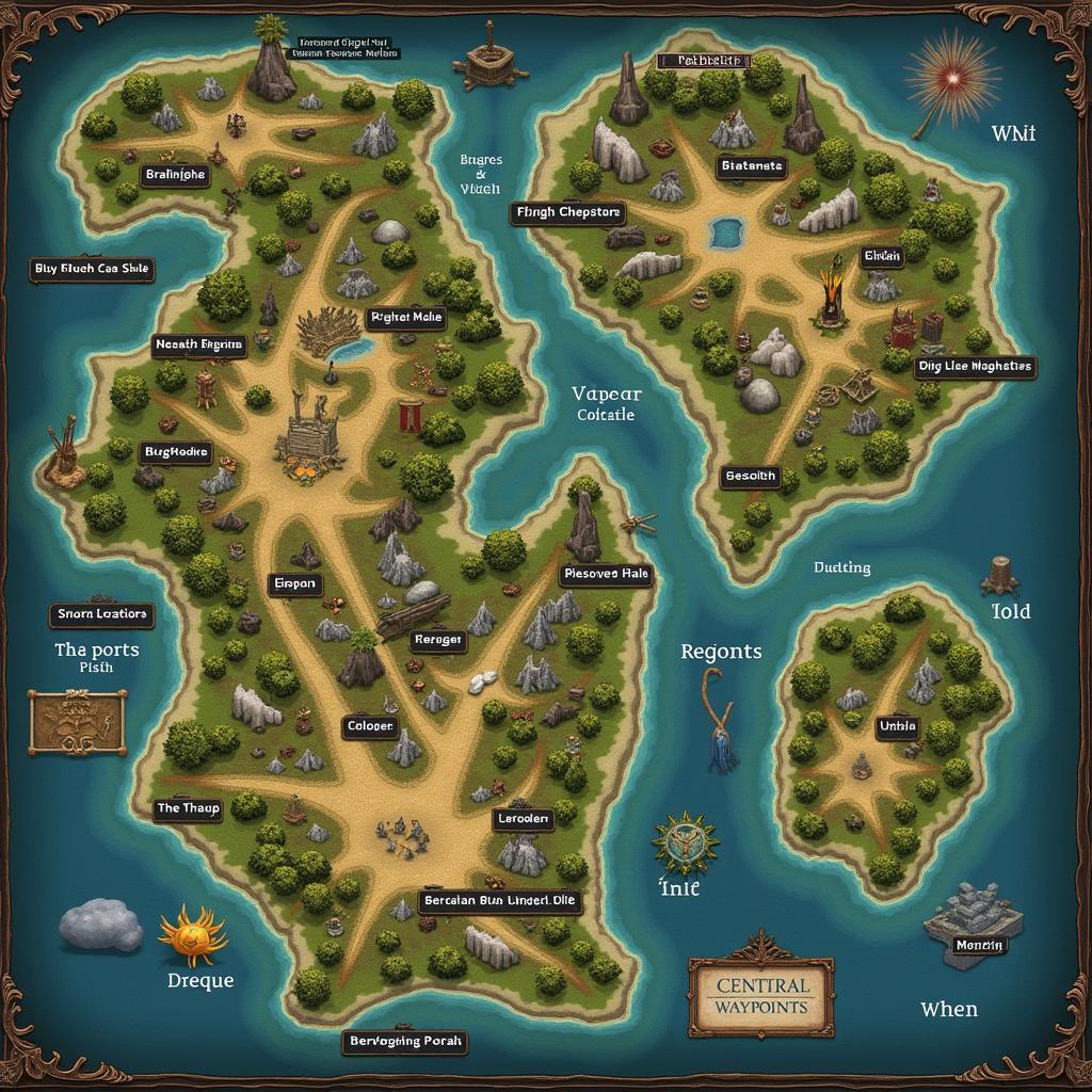 Guild Wars 1 Map Regions and Zones