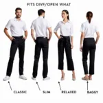 Happy Chef Pants Fit Guide