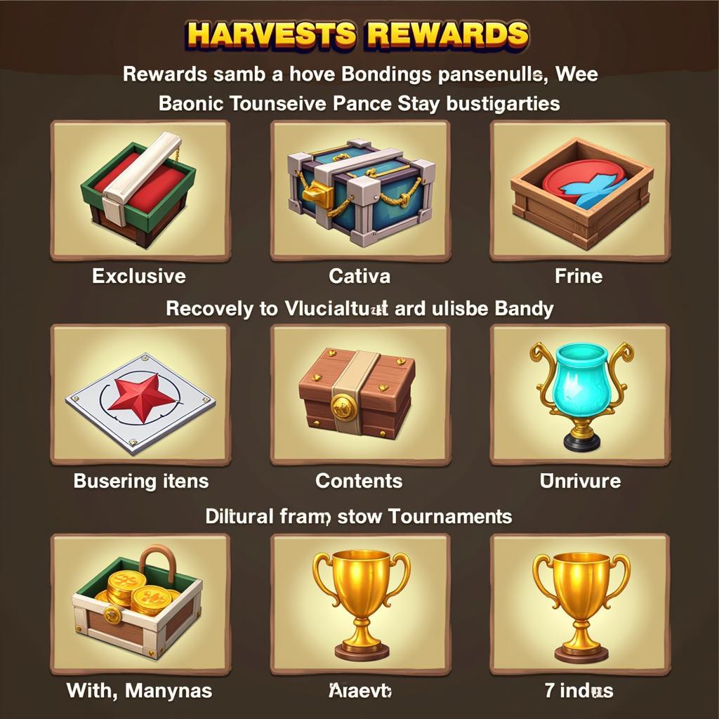 Harvest Tournament Rewards