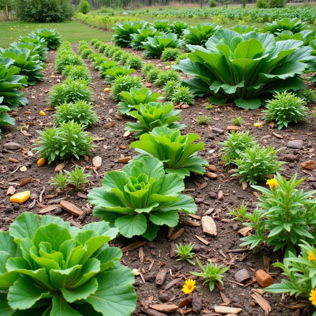 Healthy No Weed Vegetable Garden