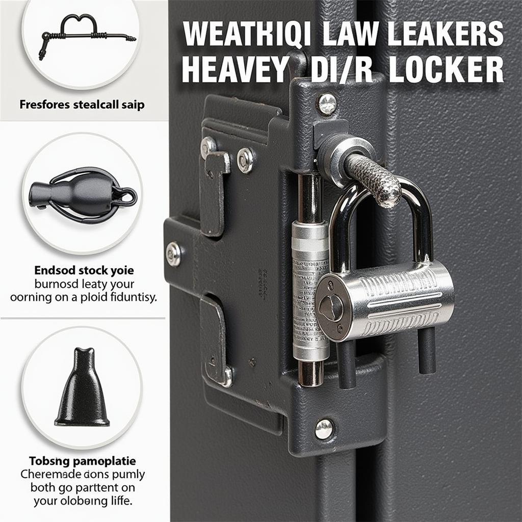 Heavy-Duty Dirt Locker with Enhanced Lock