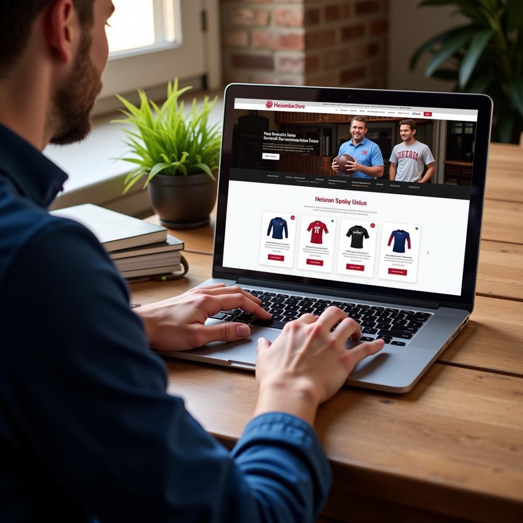 Heisman Store Online Shopping Experience