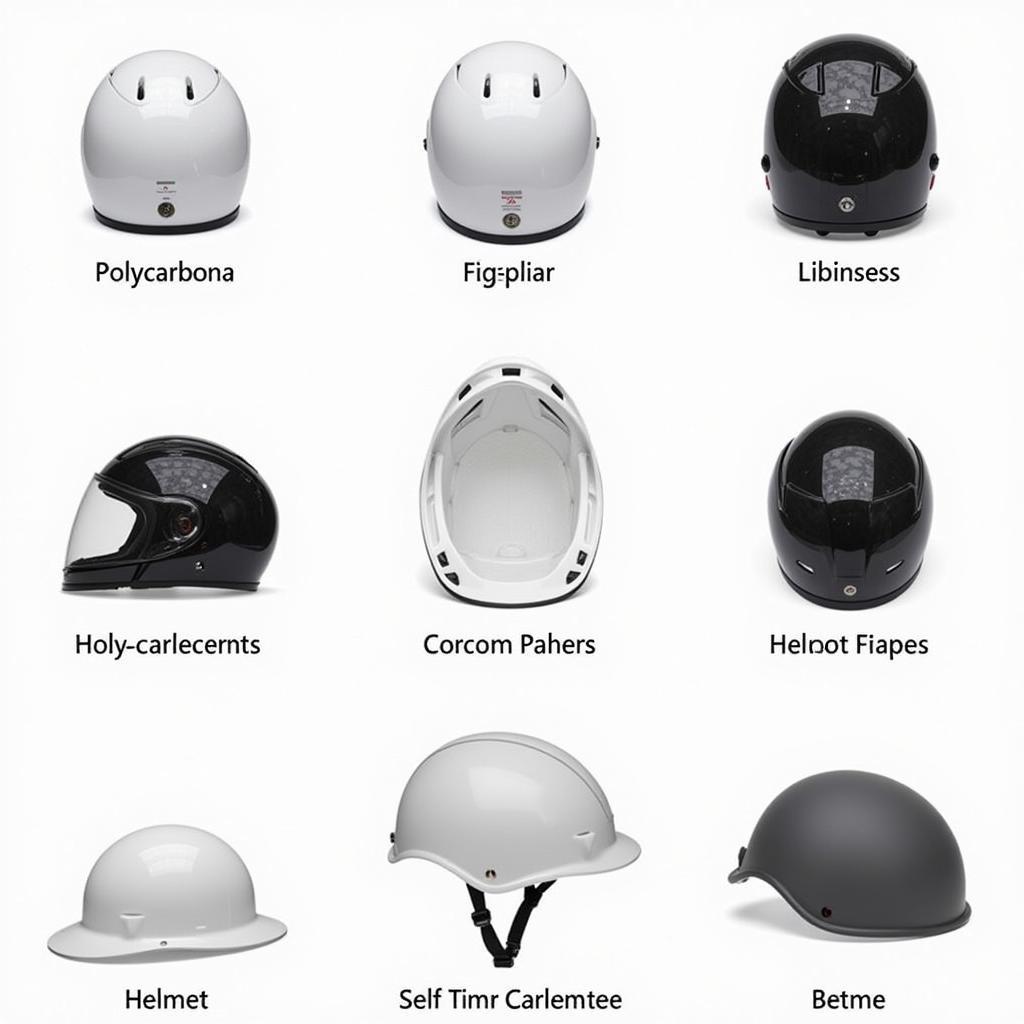 Helmet Shell and Liner Options