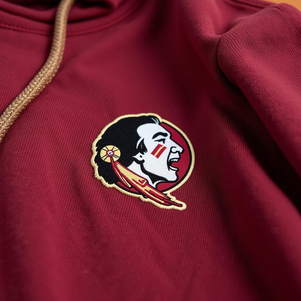 Close-up of a Homefield Apparel FSU Hoodie