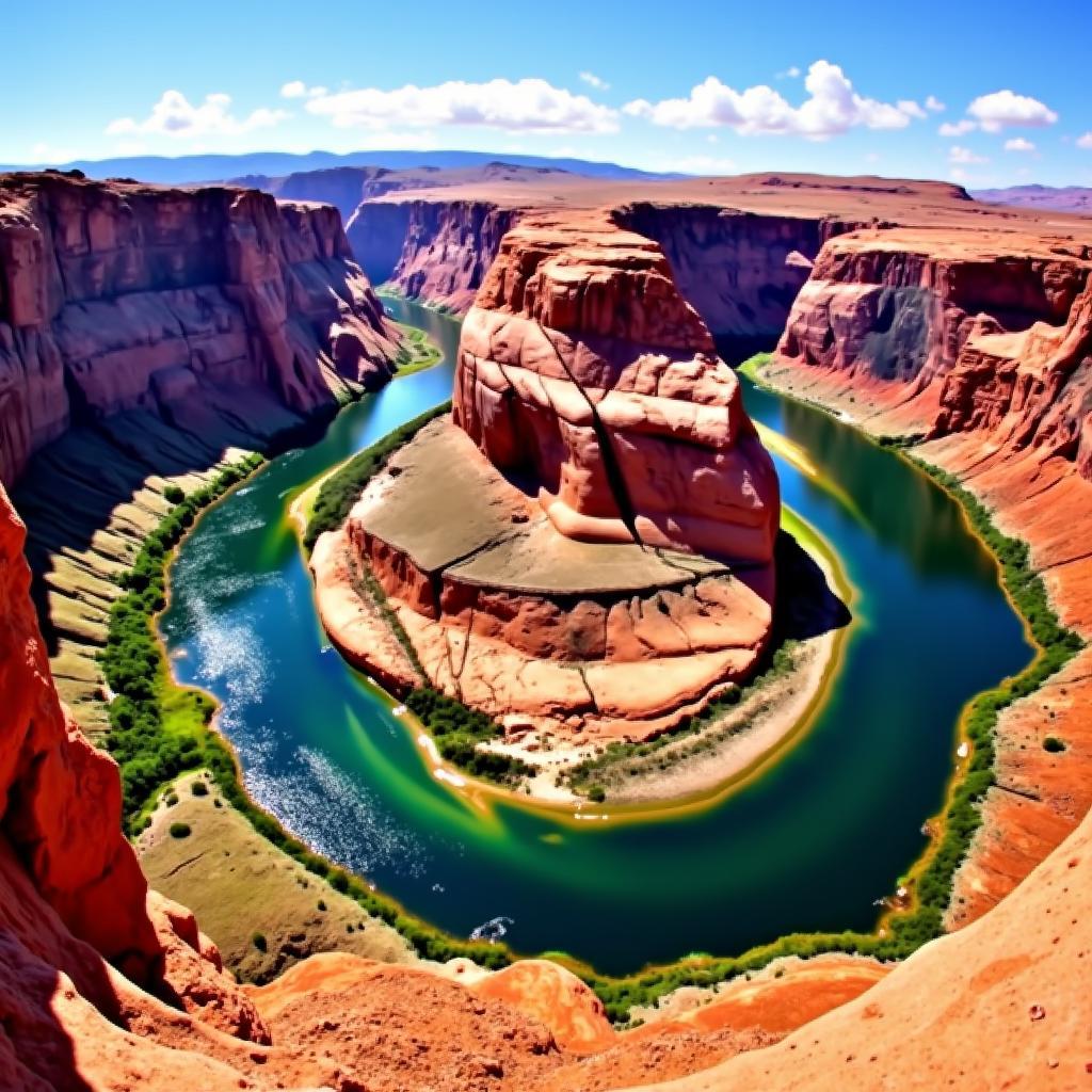 Horseshoe Bend Panoramic View