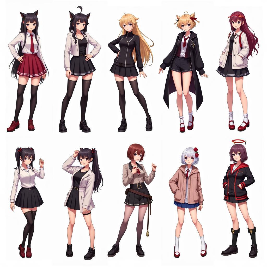 Hot Girl Game Character Designs Showcase