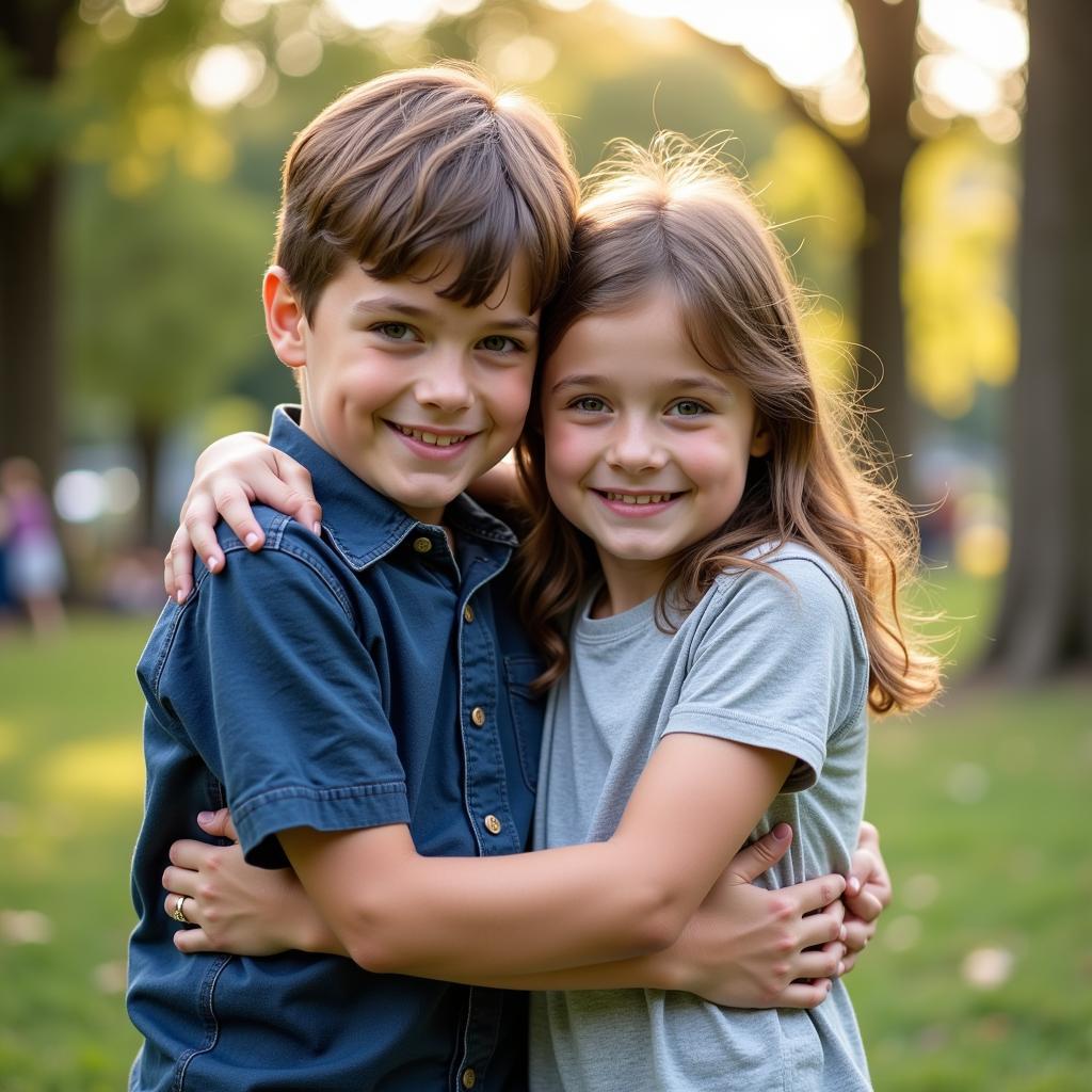 Husband and Sister in a Close Relationship