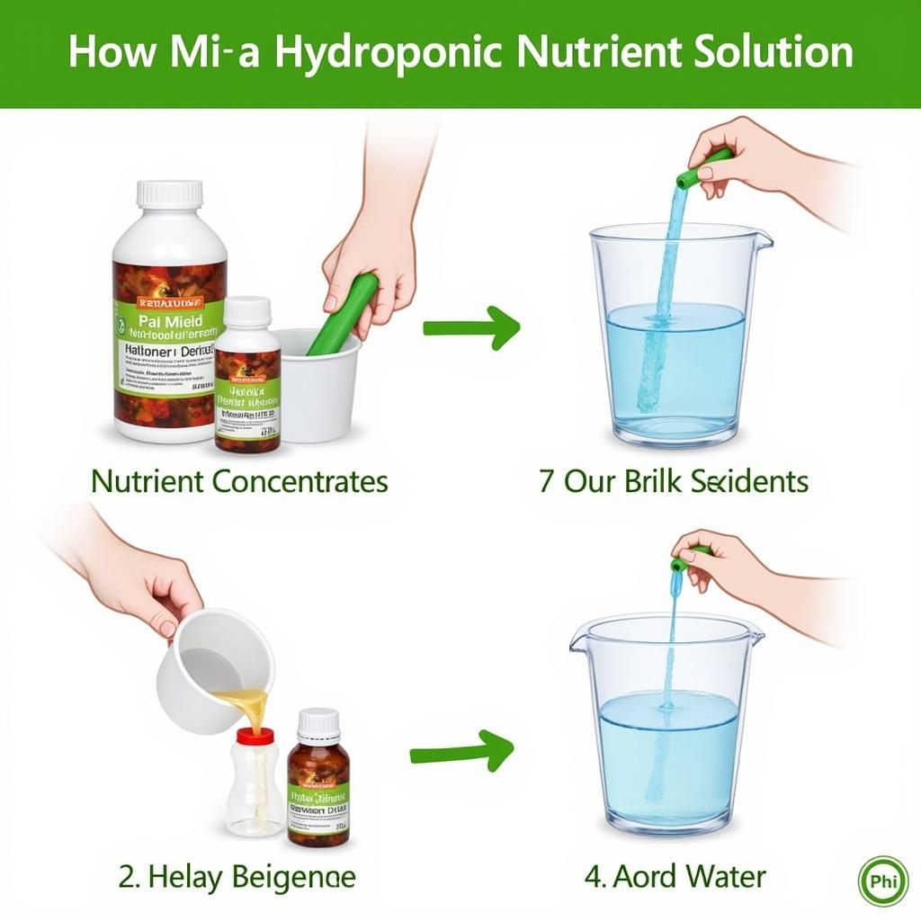 Mixing Hydroponic Nutrient Solution