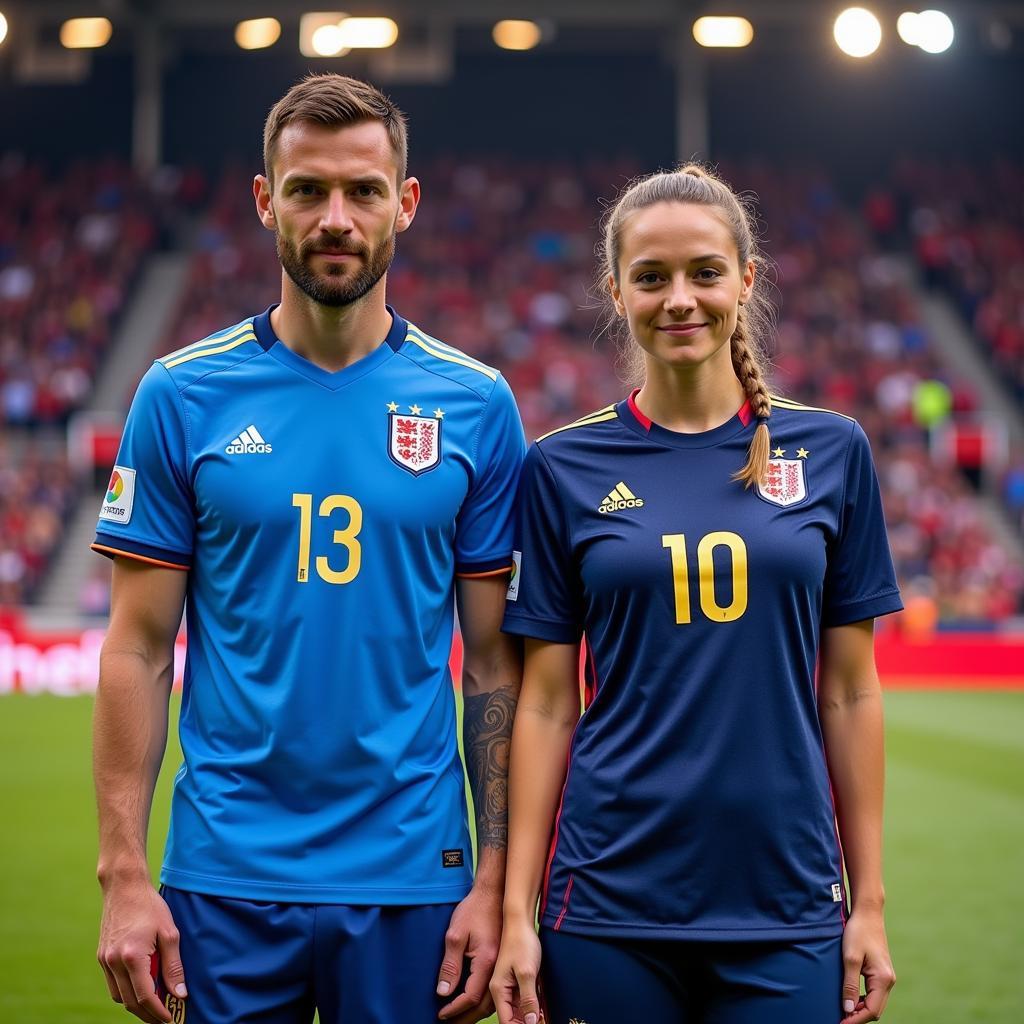 Iceland National Team Jerseys - Home and Away Kits