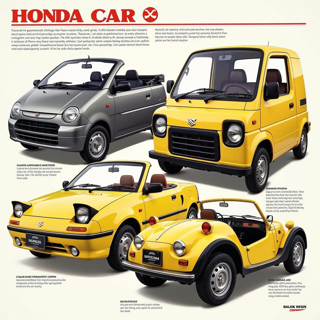 Iconic Kei Sports Car Models: Honda Beat, Suzuki Cappuccino, and Daihatsu Copen