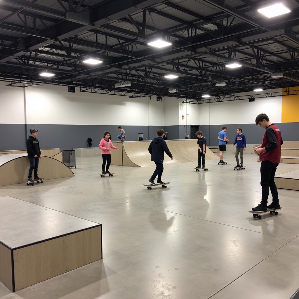 Beginner-Friendly Indoor Skatepark