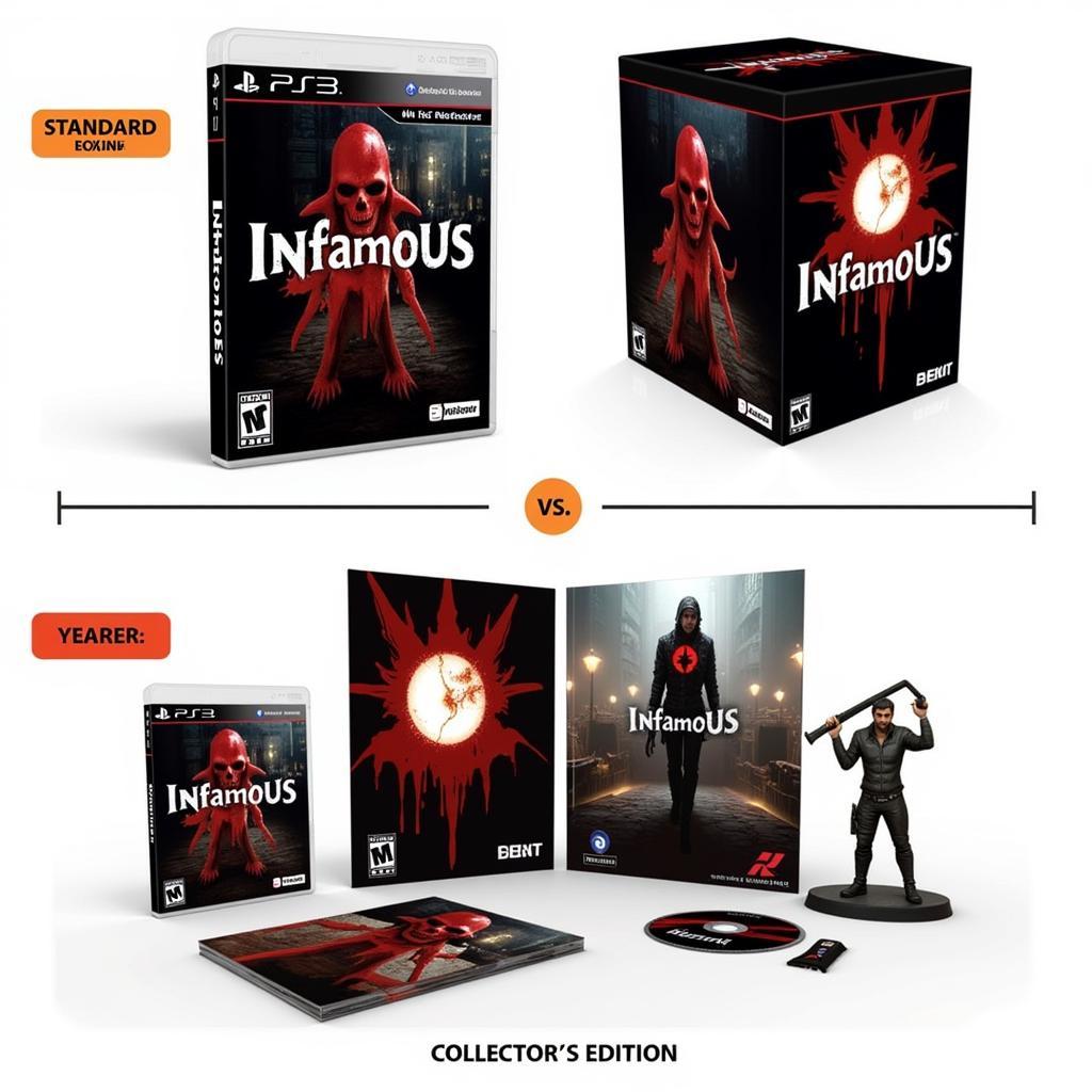 Infamous PS3 Standard vs. Collector's Edition