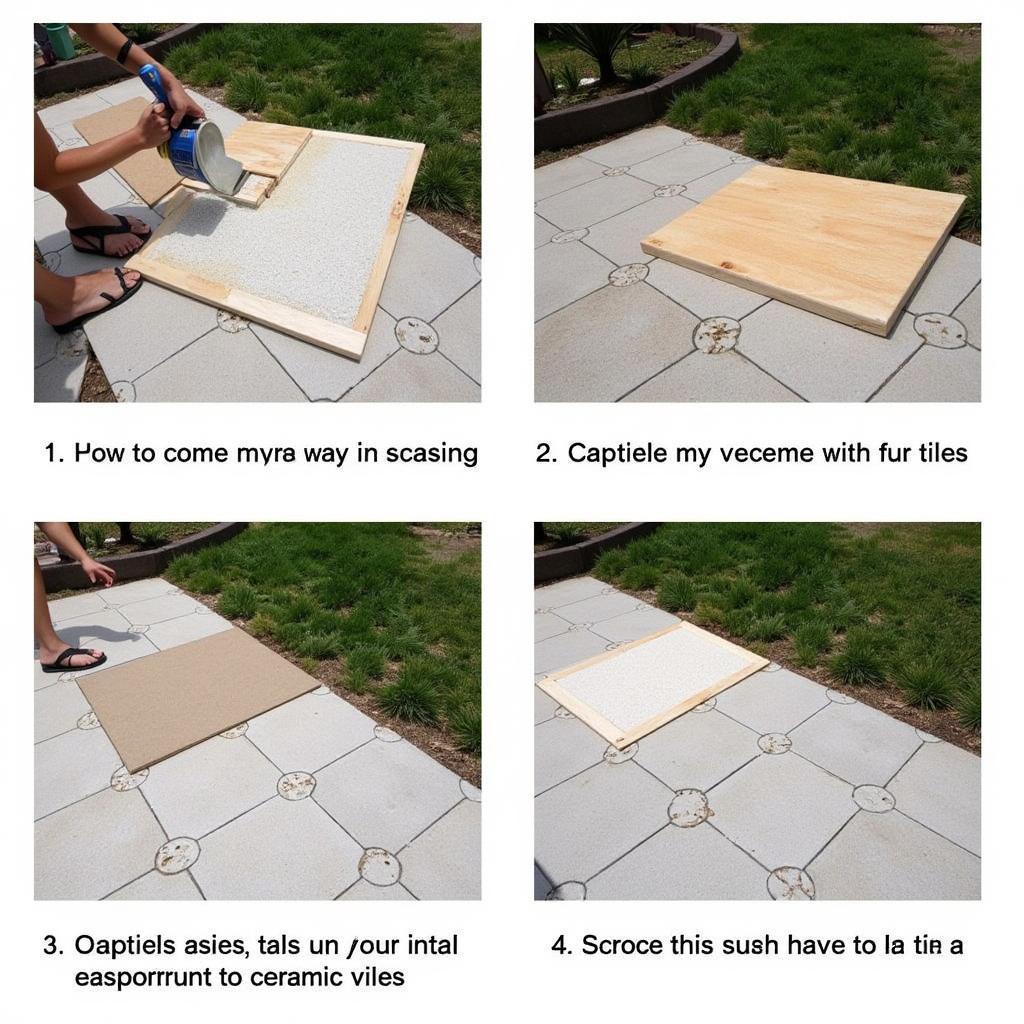 Step-by-Step Installation of Ceramic Backyard Tiles