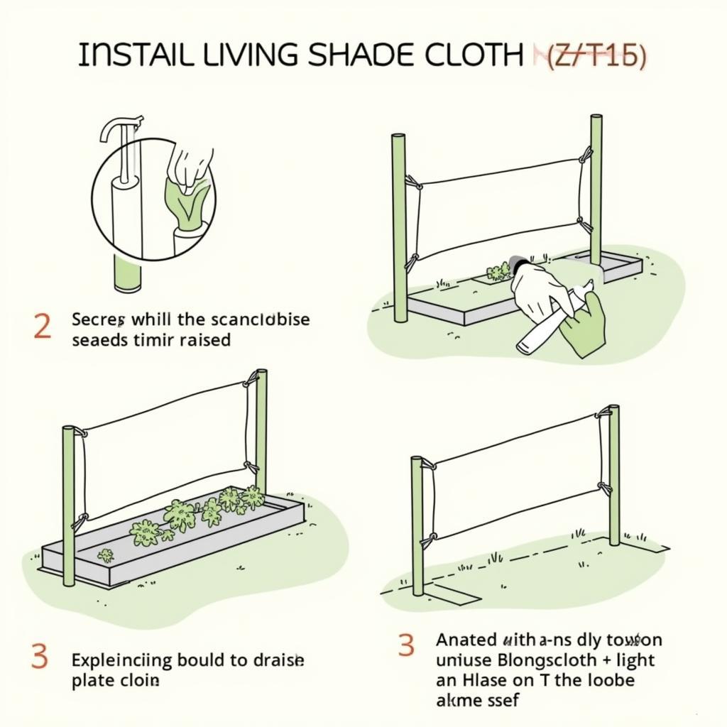 Installing Shade Cloth for Plants