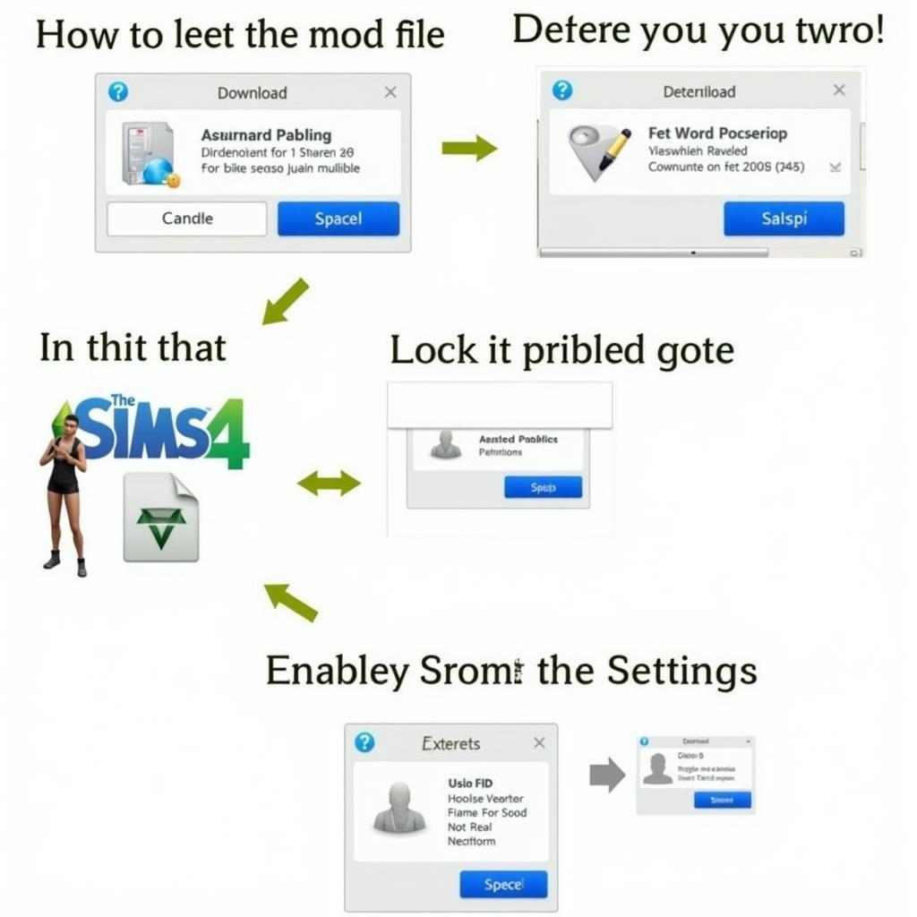 Installing Sims 4 No Mosaic Mod