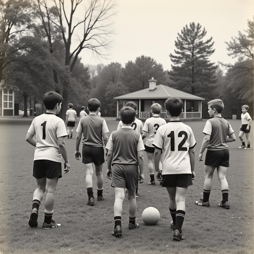 Irvine FC in its early days