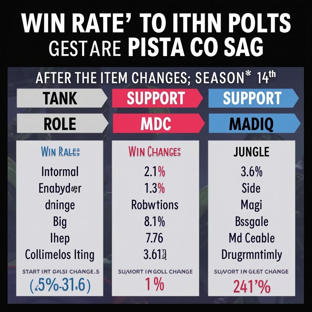 Impact of Item Changes on Different Roles in Season 14