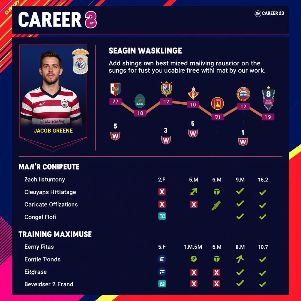 Jacob Greene FIFA 23 Career Mode Development